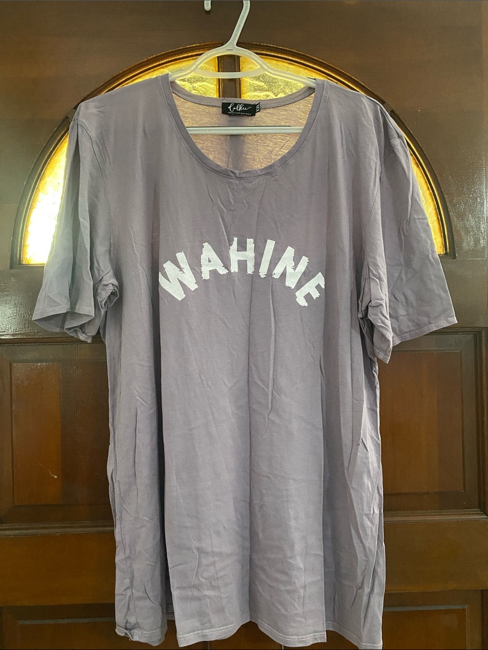Dolkii Wahine Tee - Dusty Grey Lavender